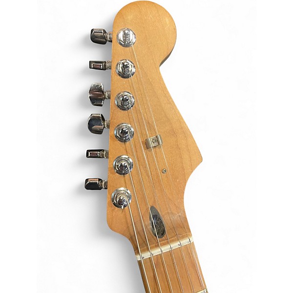 Used Unbranded Partscaster Jazzmaster Wine Red Metallic Hollow Body Electric Guitar