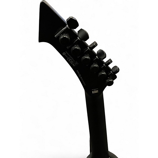 Used ESP LTD James Hetfield Snakebyte Satin Black Solid Body Electric Guitar