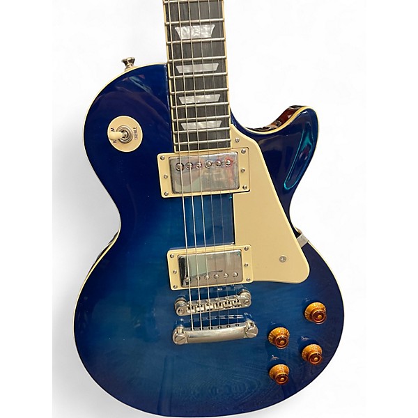 Used Epiphone Les Paul Standard Pro Blue Burst Solid Body Electric Guitar