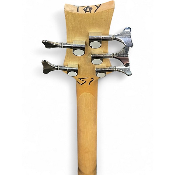 Used Glarry GIB BLACK Electric Bass Guitar