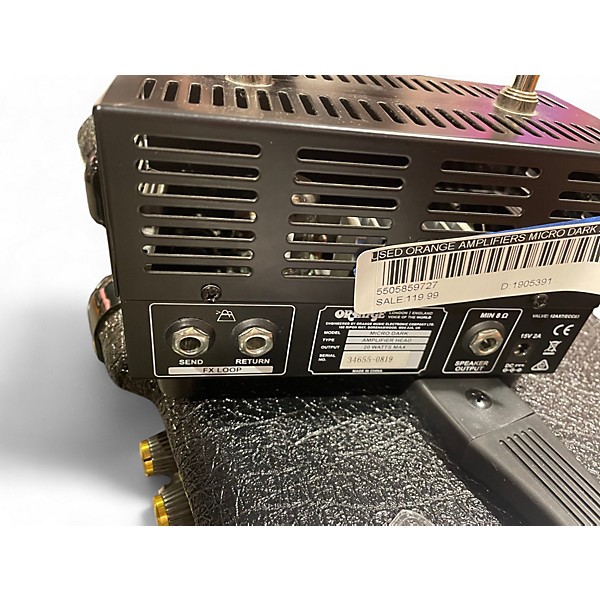 Used Orange Amplifiers Micro Dark 20W Tube Guitar Amp Head