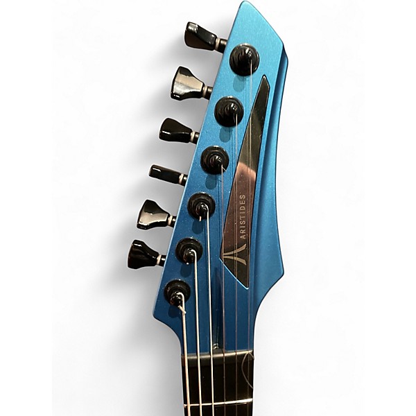 Used Aristides custom shop solid blue Solid Body Electric Guitar