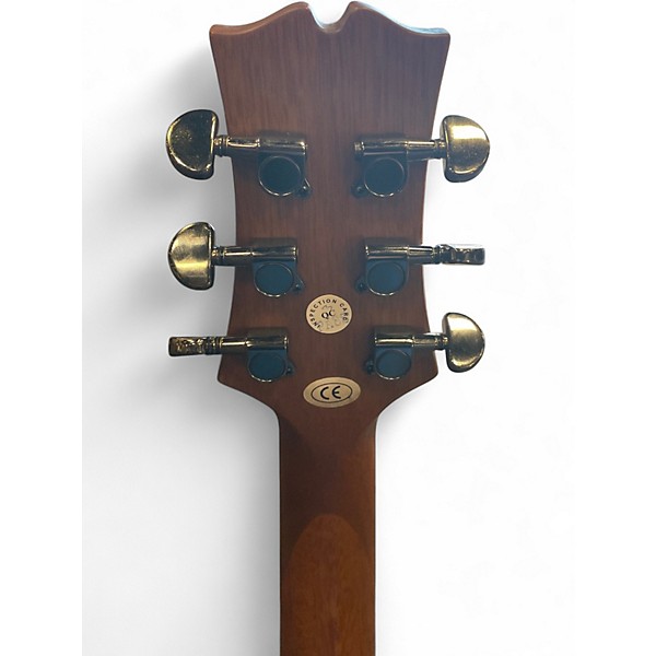 Used Mitchell MX-430QAB/MBK Midnight Black Acoustic Electric Guitar