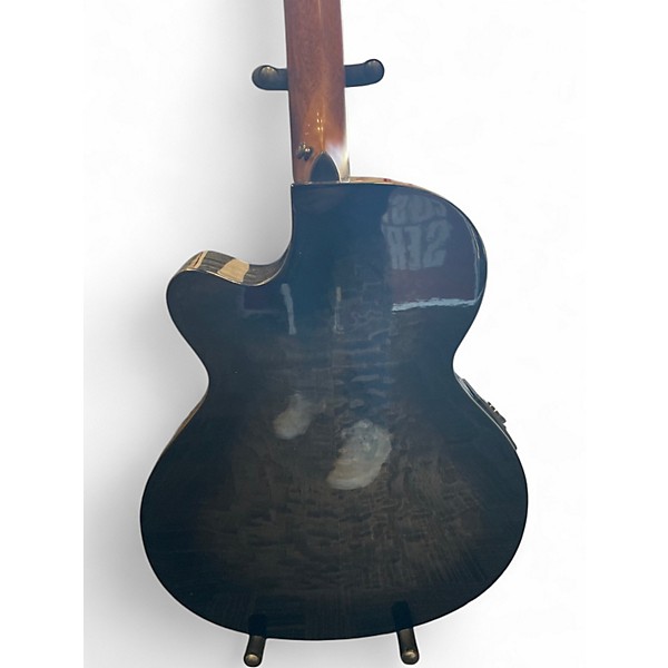 Used Mitchell MX-430QAB/MBK Midnight Black Acoustic Electric Guitar