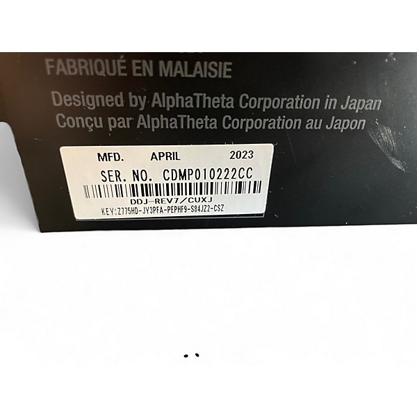 Used AlphaTheta DDJ REV7 DJ Controller