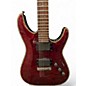 Used Schecter Guitar Research Hellraiser C1 Black Cherry Solid Body Electric Guitar