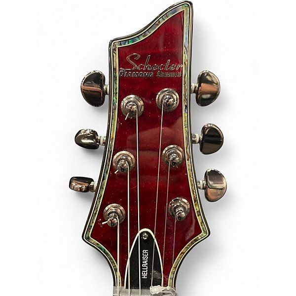 Used Schecter Guitar Research Hellraiser C1 Black Cherry Solid Body Electric Guitar