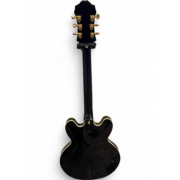 Used Epiphone SHERATON II PRO Ebony Hollow Body Electric Guitar