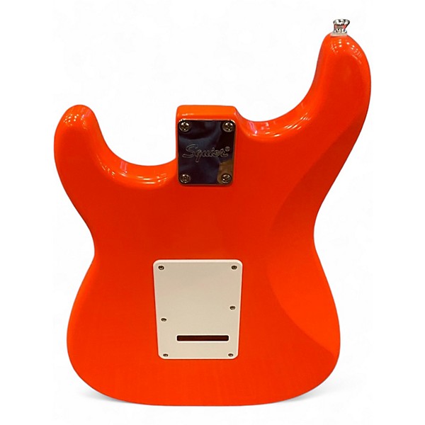 Used 2025 Squier SONIC STRAT Fiesta Red Solid Body Electric Guitar