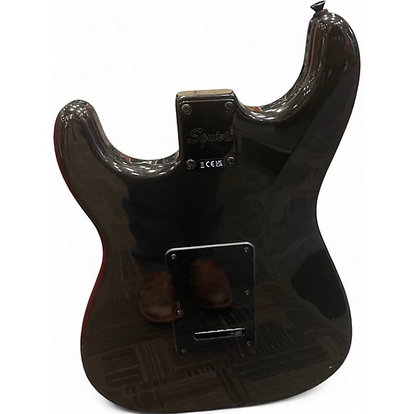 Used 2025 Squier Standard Stratocaster HH Metallic Black Solid Body Electric Guitar