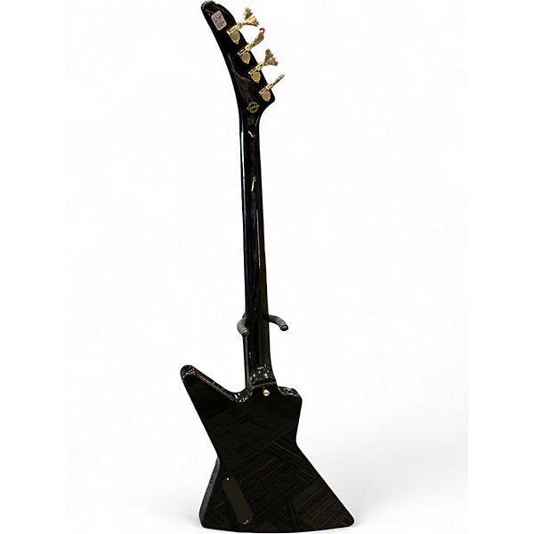 Used Epiphone Explorer Black Electric Bass Guitar