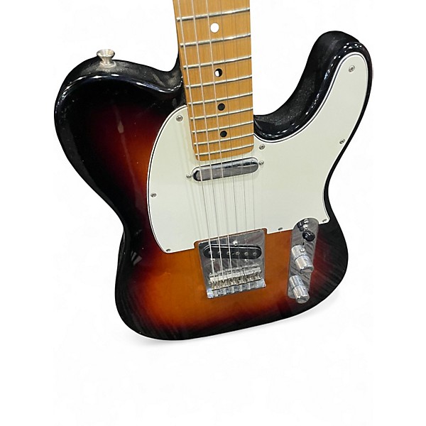 Used Fender Player Telecaster 2 Tone Sunburst Solid Body Electric Guitar