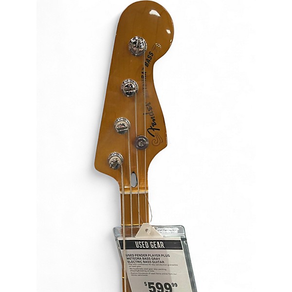 Used Fender Player Plus Meteora Bass gray Electric Bass Guitar
