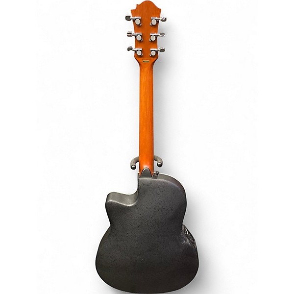 Used Morgan Monroe MRB-1BLB Gray Acoustic Electric Guitar