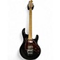Used Ernie Ball Music Man Silhouette Floyd Rose Black Solid Body Electric Guitar thumbnail