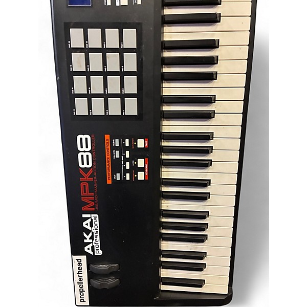 Used 2010s Akai MPK88 Midi MIDI Controller