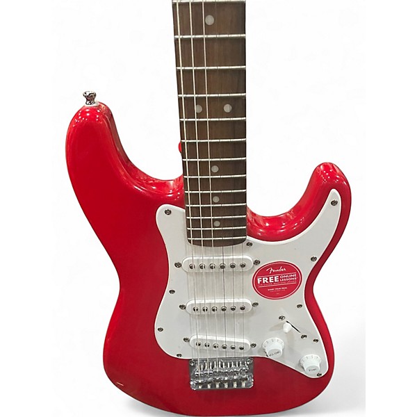 Used Squier Mini Affinity Stratocaster red Electric Guitar