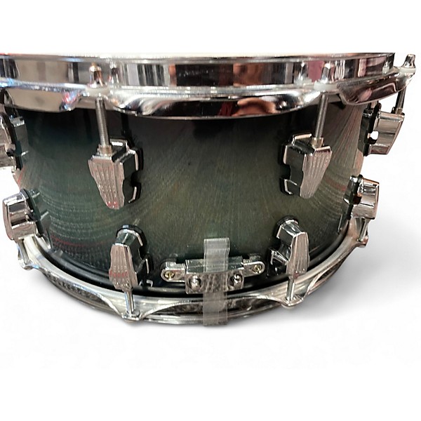 Used Ludwig 6.5X14 Epic Snare Green Drum