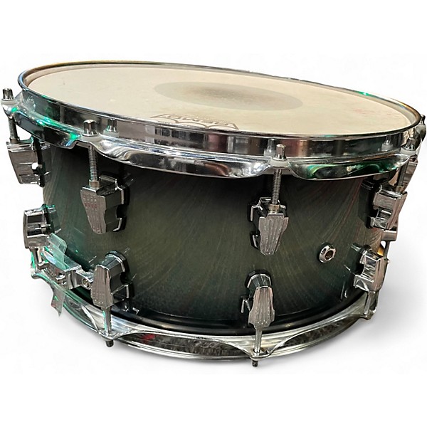 Used Ludwig 6.5X14 Epic Snare Green Drum