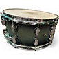 Used Ludwig 6.5X14 Epic Snare Green Drum