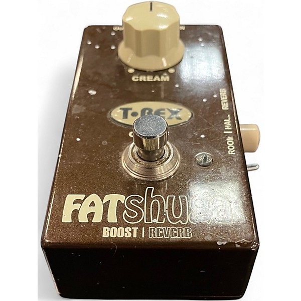 Used T-Rex Engineering Fat Shuga Boost With Reverb Effect Pedal