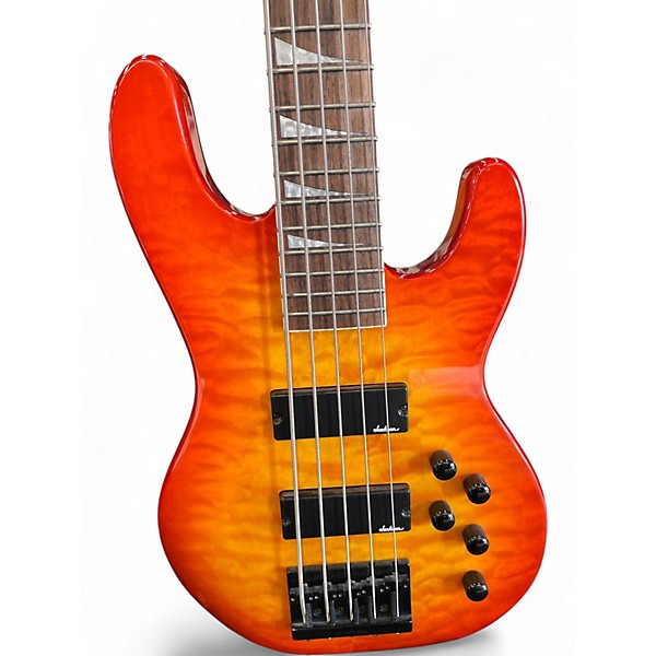 Used Jackson JS3VQM 2 Color Sunburst Electric Bass Guitar