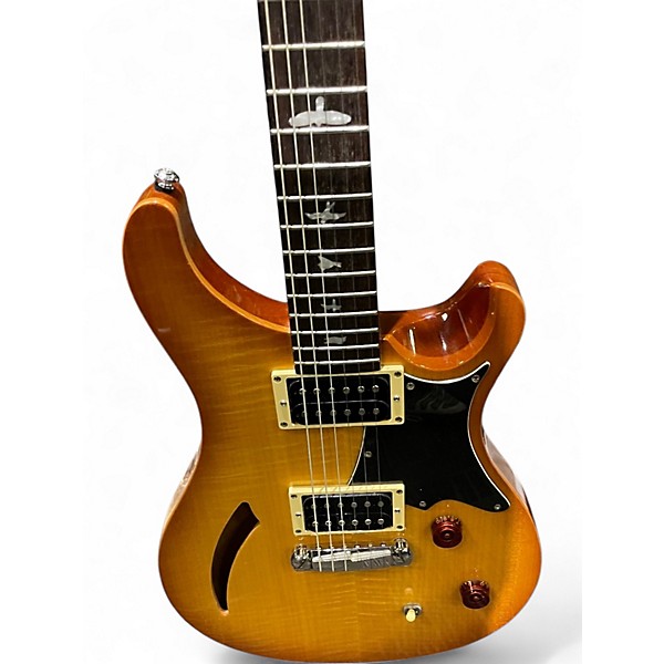 Used PRS SE Custom 22 Semi-Hollowbody Blonde Hollow Body Electric Guitar