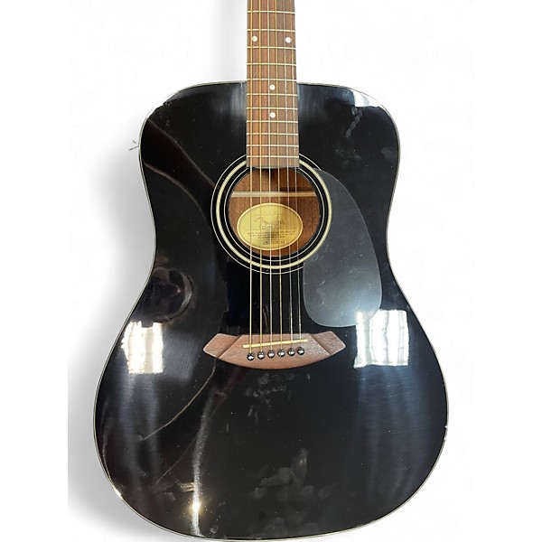 Used Fender CD-60  Black Acoustic Guitar