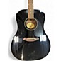 Used Fender CD-60  Black Acoustic Guitar