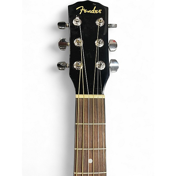 Used Fender CD-60  Black Acoustic Guitar