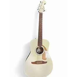 Used Fender MALIBU PLAYER WHITE Acoustic Electric Guitar