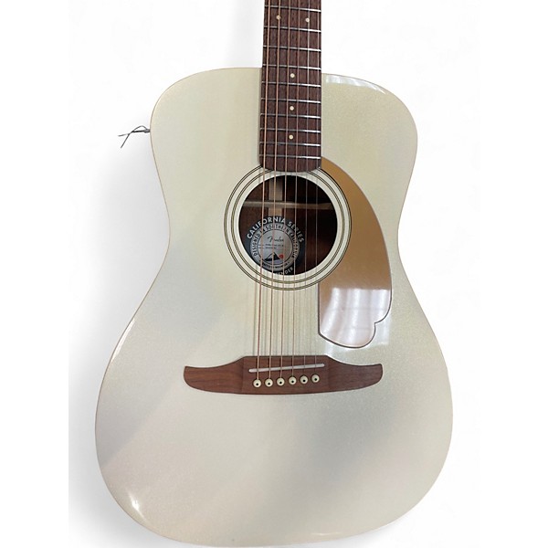 Used Fender MALIBU PLAYER WHITE Acoustic Electric Guitar