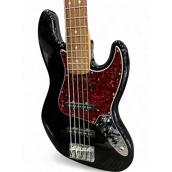 Used 2007 Fender Standard Jazz Bass 5-String black Electric Bass Guitar