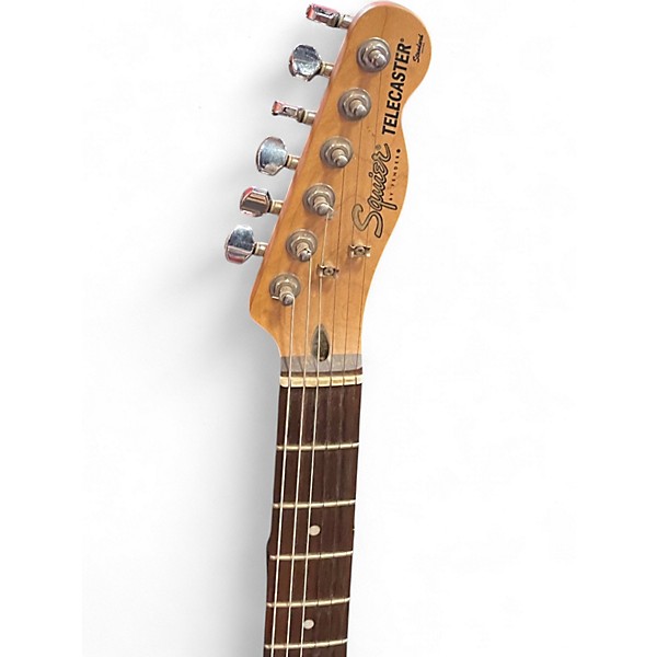 Used Squier telecaster standard Rolling Rock 20th anniversary green Solid Body Electric Guitar