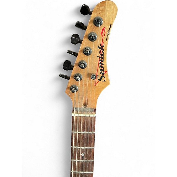 Used Samick LS35 sunburst Solid Body Electric Guitar