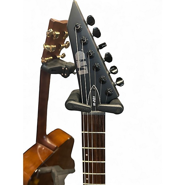 Used ESP LTD M-201HT Flat Black Solid Body Electric Guitar