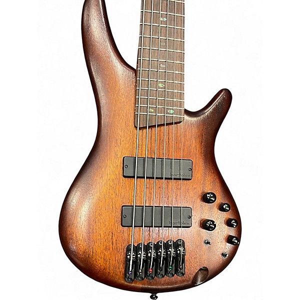 Used Ibanez SR506 6 String Mahogany Electric Bass Guitar