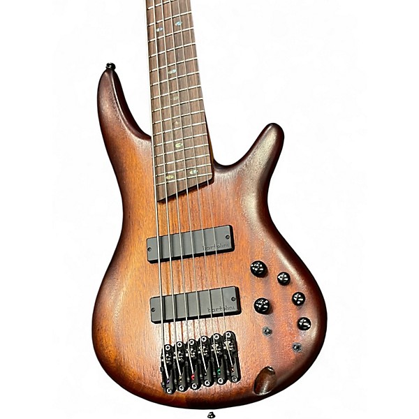 Used Ibanez SR506 6 String Mahogany Electric Bass Guitar