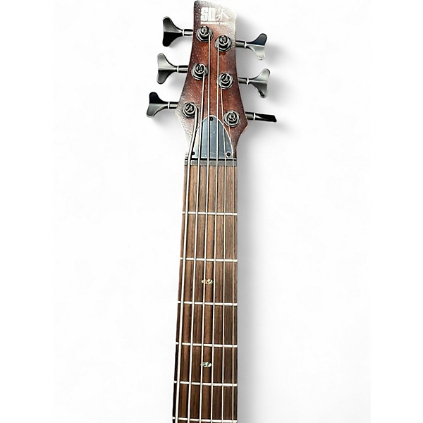 Used Ibanez SR506 6 String Mahogany Electric Bass Guitar