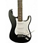 Used Squier Standard Stratocaster Black Solid Body Electric Guitar
