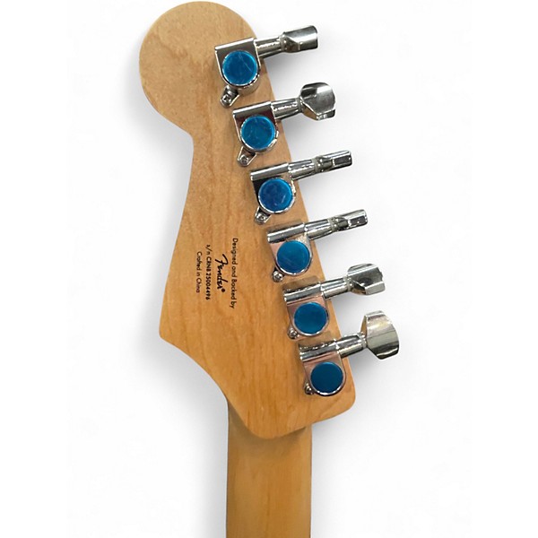 Used Squier Standard Stratocaster Black Solid Body Electric Guitar