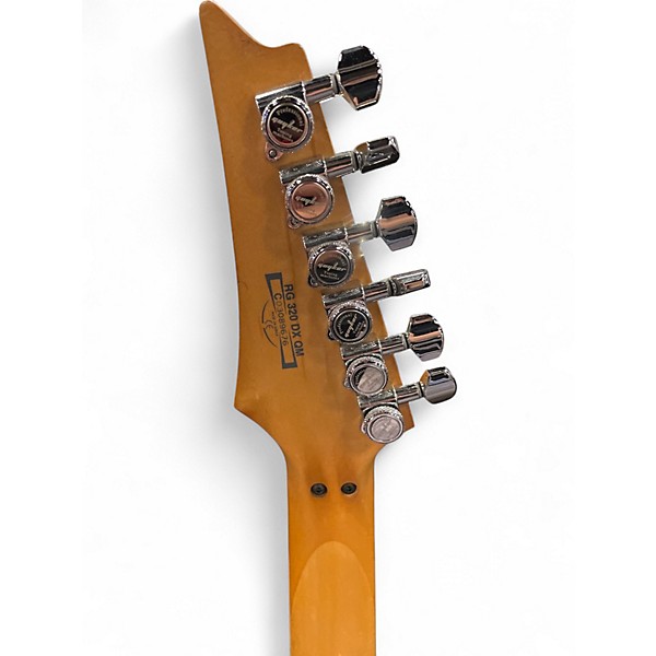 Used Ibanez RG320DXQM Brown Solid Body Electric Guitar