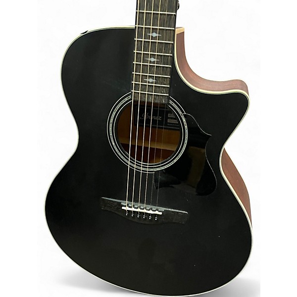 Used Ibanez AE140 Black Acoustic Electric Guitar