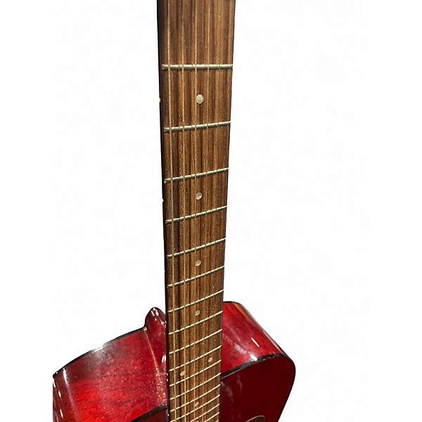 Used Hohner hw300g red  Acoustic Guitar