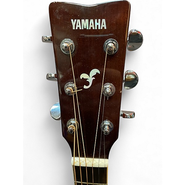 Used Yamaha FGTA Vintage Natural Acoustic Electric Guitar