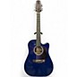 Used Takamine GD30CE-12 Trans Blue 12 String Acoustic Electric Guitar thumbnail