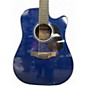 Used Takamine GD30CE-12 Trans Blue 12 String Acoustic Electric Guitar