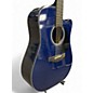 Used Takamine GD30CE-12 Trans Blue 12 String Acoustic Electric Guitar