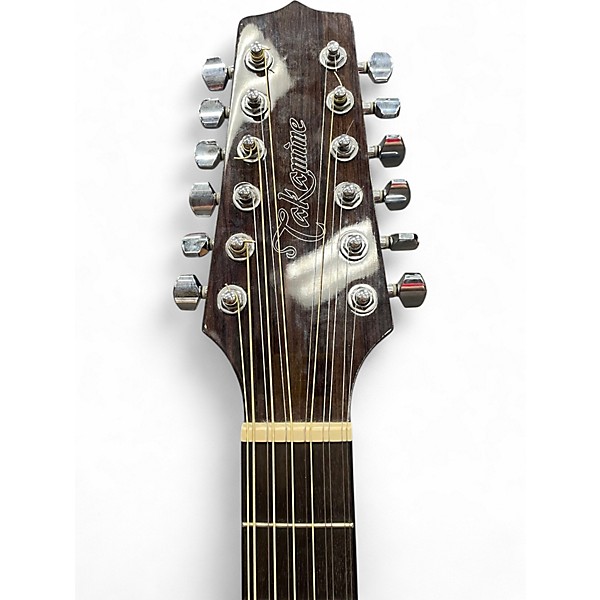 Used Takamine GD30CE-12 Trans Blue 12 String Acoustic Electric Guitar