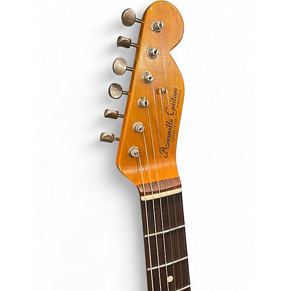 Used Bonneville Guitars T Style Vintage White Solid Body Electric Guitar